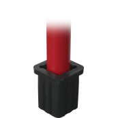 shaft tube  42 mm | of plastic | length: 1,35 m